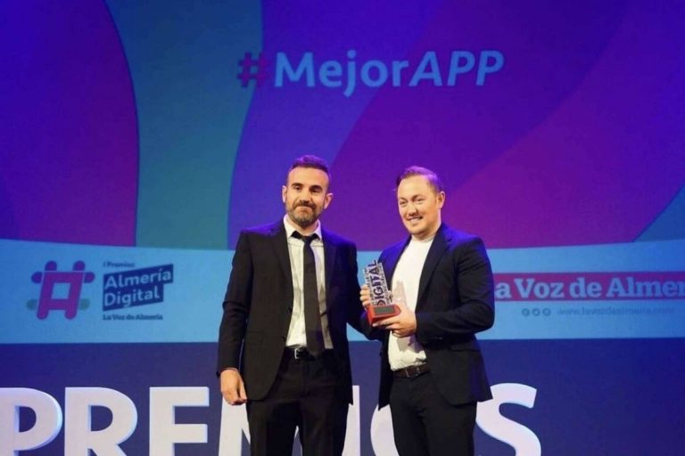 Trainingym recibe el premio a la mejor aplicación en los Premios Almería Digital 2022