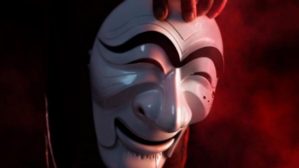 La máscara de Dalí, primera diferencia