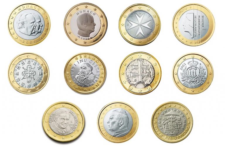 Monedas de 1 euro valiosas
