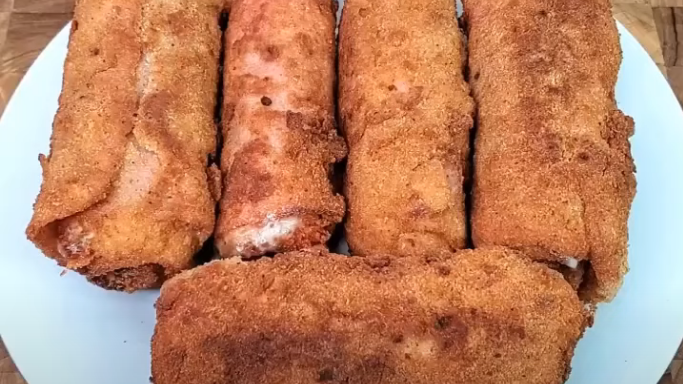 Cómo hacer unos rollitos de jamón y queso en minutos para una cena