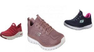 Las Skechers Graceful de color malva que puedes encontrar en Amazon por 42'88 euros