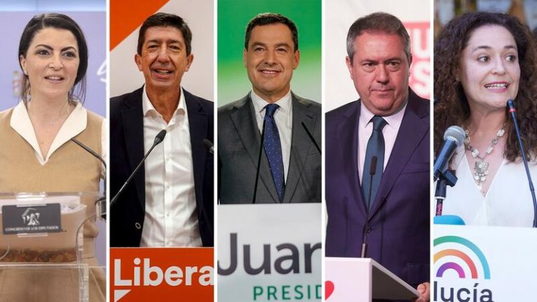 Moreno y Marín abren campaña en Sevilla, Espadas en Jaén, Nieto en Algeciras, Olona en Granada y Rodríguez en Jerez