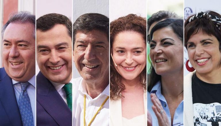 El cierre de campaña de Moreno, Espadas, Marín, Olona y Rodríguez es en Sevilla mientras que Nieto va a Málaga
