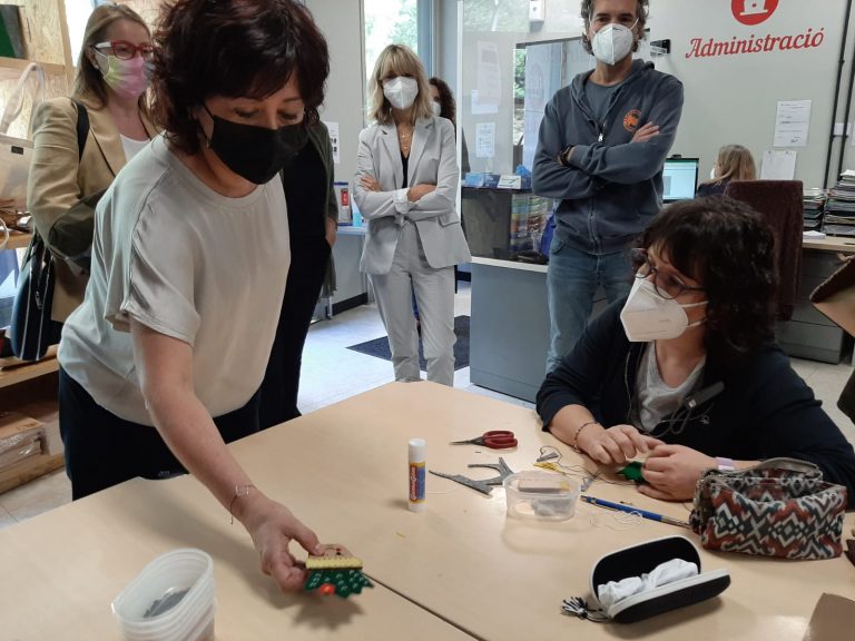 Representantes de La Fageda visitan la institución de referencia en atención a la discapacidad en Andorra