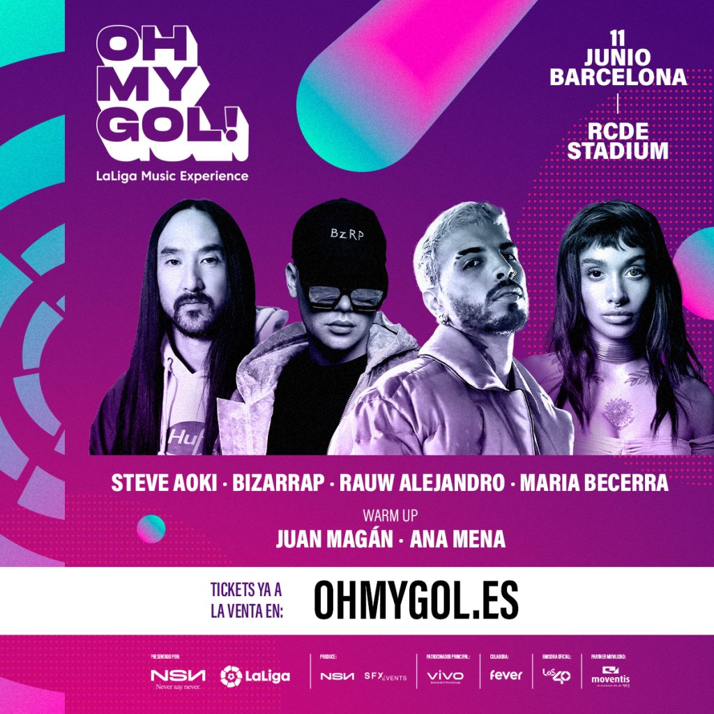 Oh My Gol! LaLiga Music Experience: LaLiga despide la temporada a ritmo de música 1 Cartel Oh My Gol LaLiga