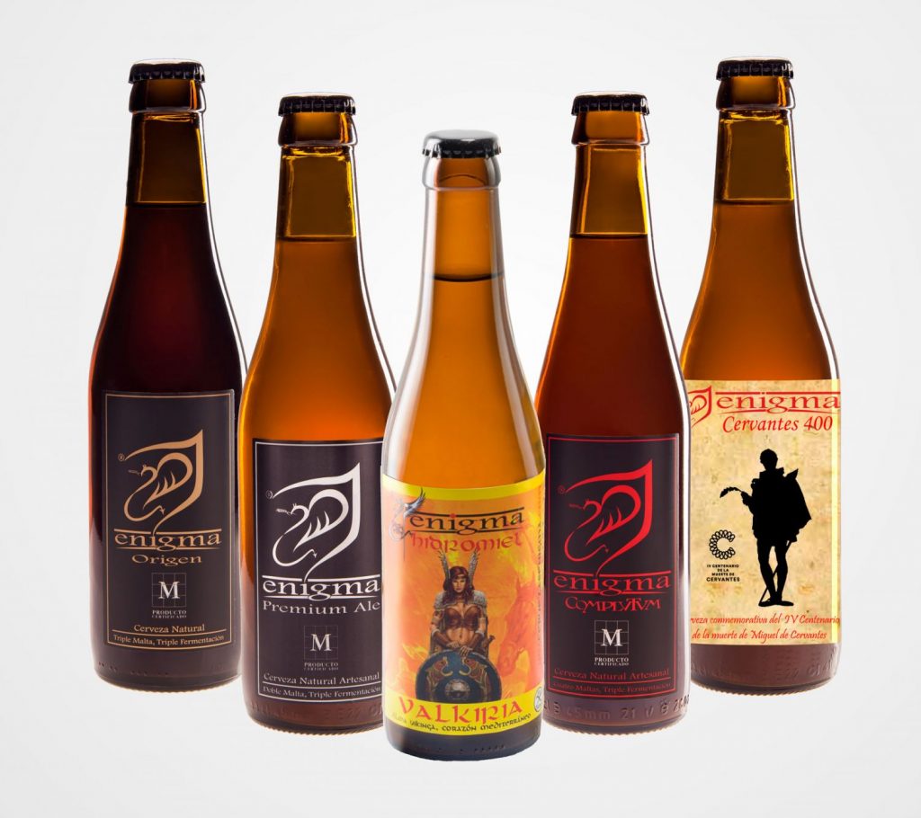 Cerveza artesana Enigma.