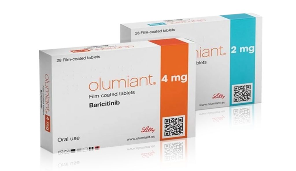 ¿En qué presentación viene el barictinib?