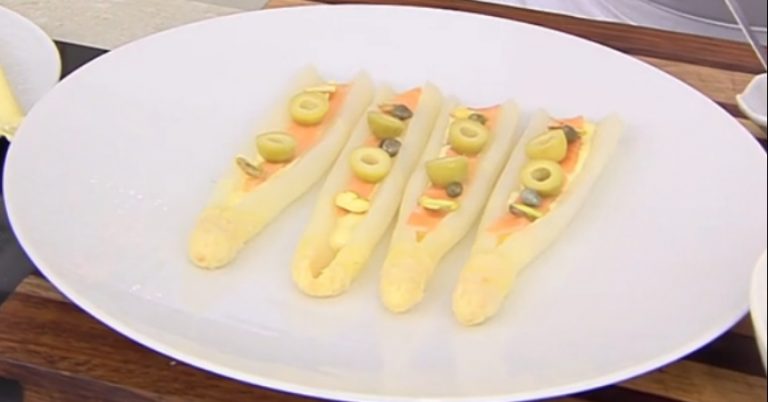 El relleno de los espárragos de Arguiñano que nadie va a superar