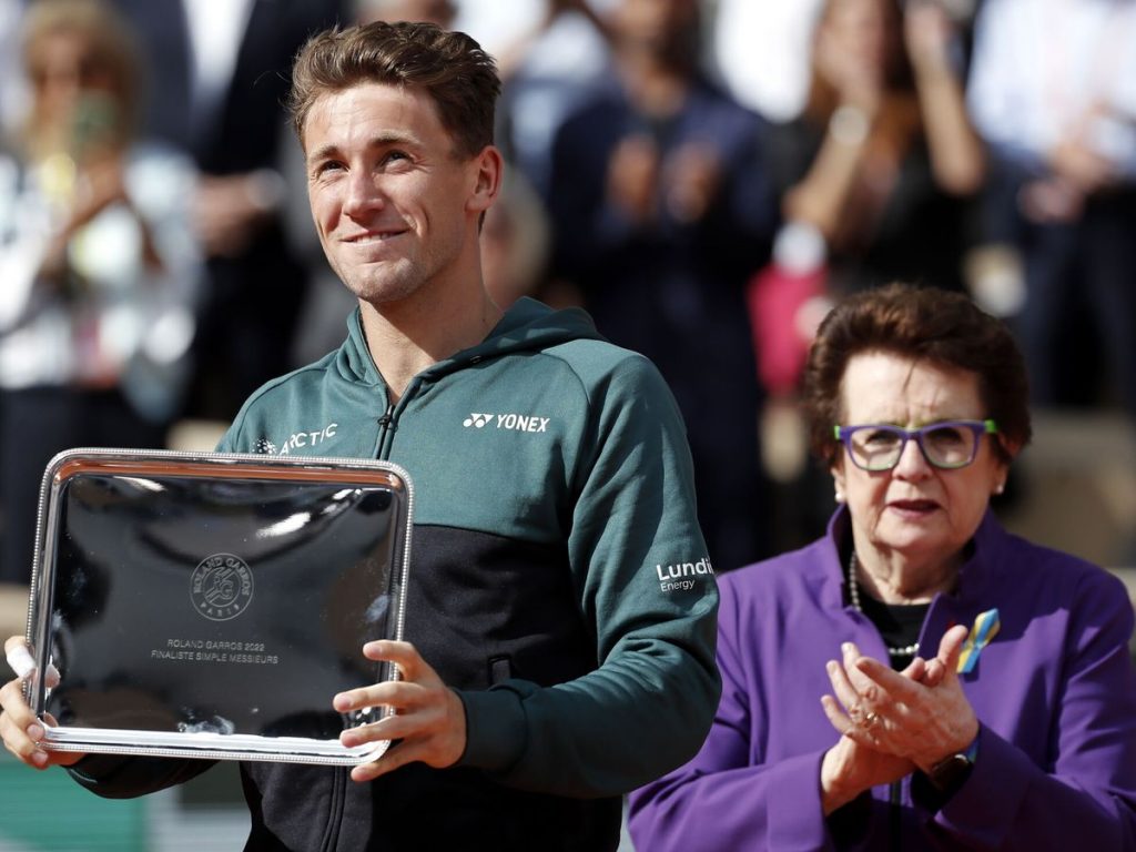 En el segundo parcial Ruud tuvo ventaja y la desperdició