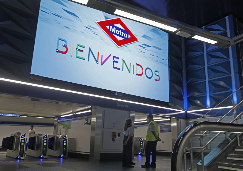 El Metro en Gran Vía no efectuará su habitual parada durante las procesiones de Semana Santa