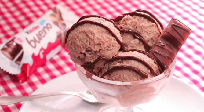 La receta para un helado de Kinder bueno que te volverá loco