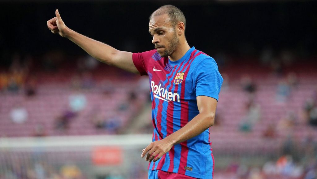 Martin Braithwaite podría cooperar con el Barcelona 
