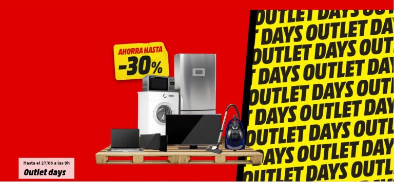 Las 10 grandes ofertas de los ‘outlet days’ de Mediamarkt