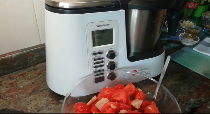 Salmorejo los pasos clave para hacerlos en la Monsieur cuisine plus