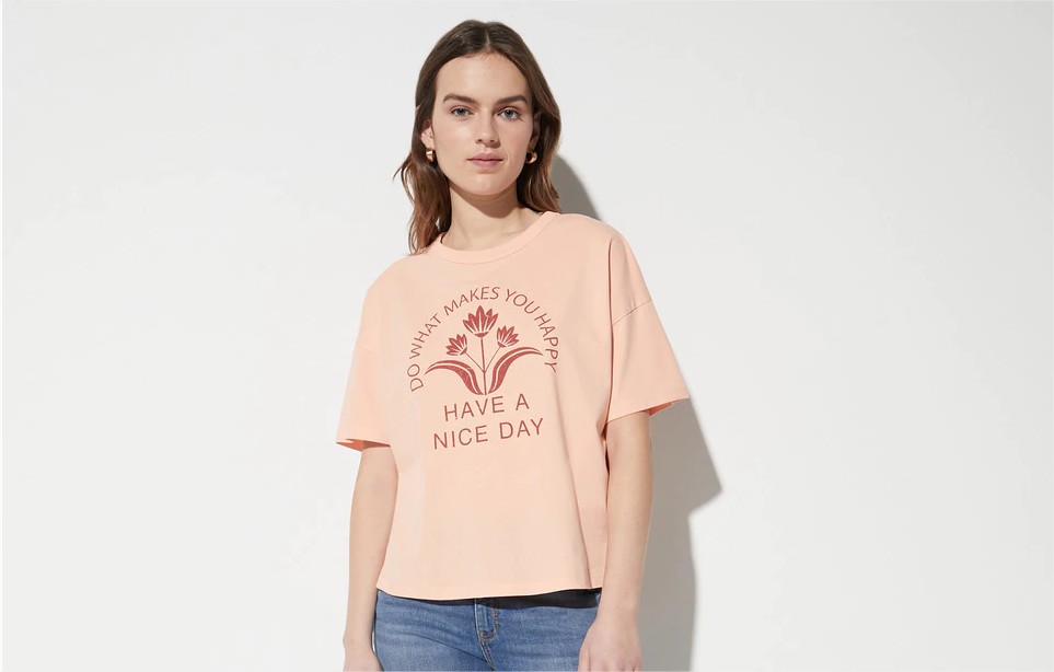 camiseta estampado delantero easy wear