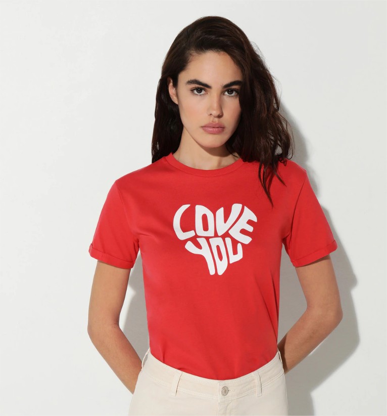 camiseta love you easy wear
