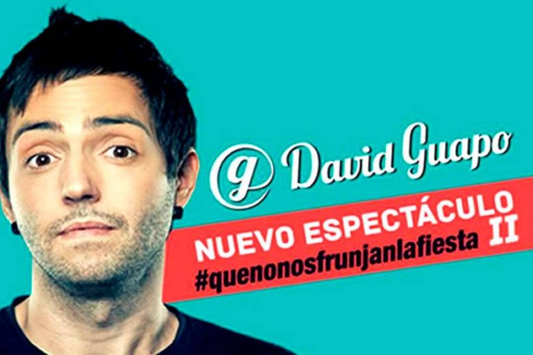 La página web Entradas Total dispone de entradas a la venta para el show de David Guapo #Quenosfrunjalafiesta