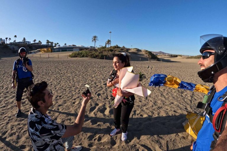 La idea original para pedida de mano que ofrece iJump