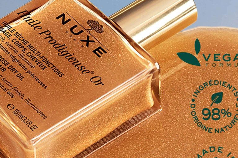 Hidratación y cuidado de la piel con Huile Prodigieuse de Nuxe, disponible en La Para-Farmacia del Puerto