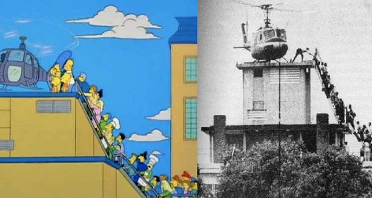 Comparaciones espectaculares de Los Simpsons