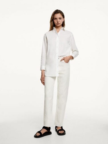 Vaqueros blancos parfois rebajas