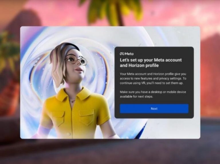 Meta adelanta que no será necesaria cuenta de Facebook para utilizar RV Oculus Quest