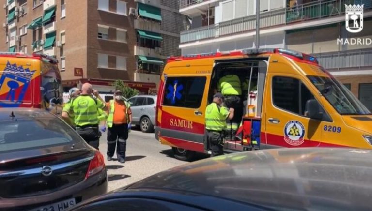 Muere una mujer de 89 años al darle un golpe de calor en una calle de Madrid