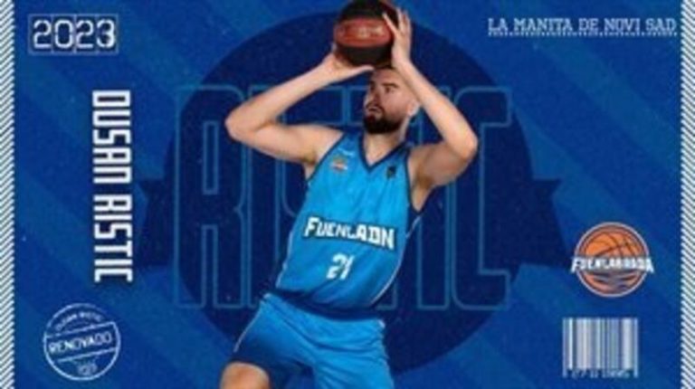 El pívot serbio Dusan Ristic seguirá en el Baloncesto Fuenlabrada un año más