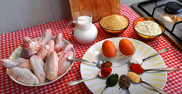 Alitas de pollo fritas el plato más sabroso y sencillo de hacer