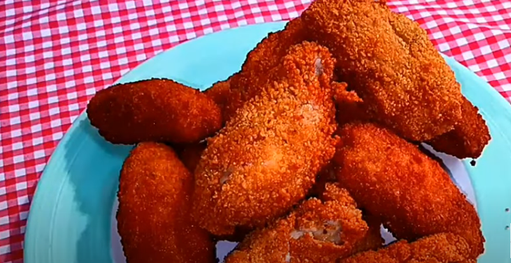 Alitas de pollo fritas el plato más sabroso y sencillo de hacer