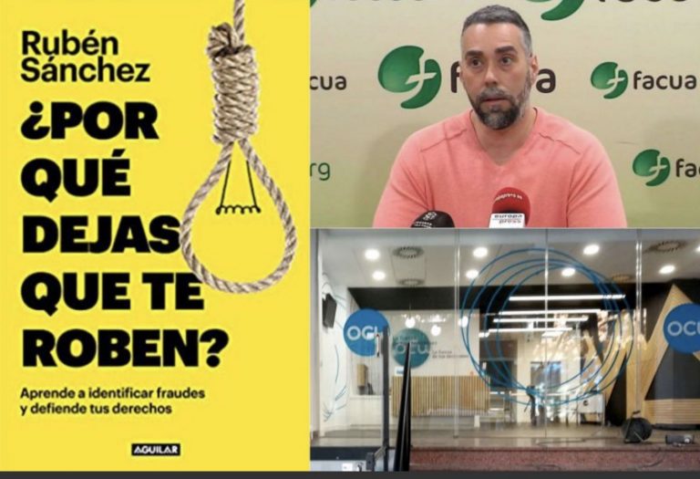 Rubén Sánchez, de Facua, acusa a la OCU de malas prácticas en su libro ‘¿Por qué dejas que te roben?’