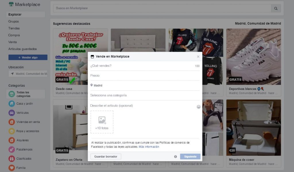 ¿Qué es Marketplace?