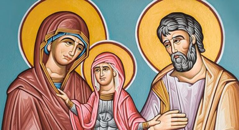 El 26 de julio es el onomástico de Santa Ana y de San Joaquín