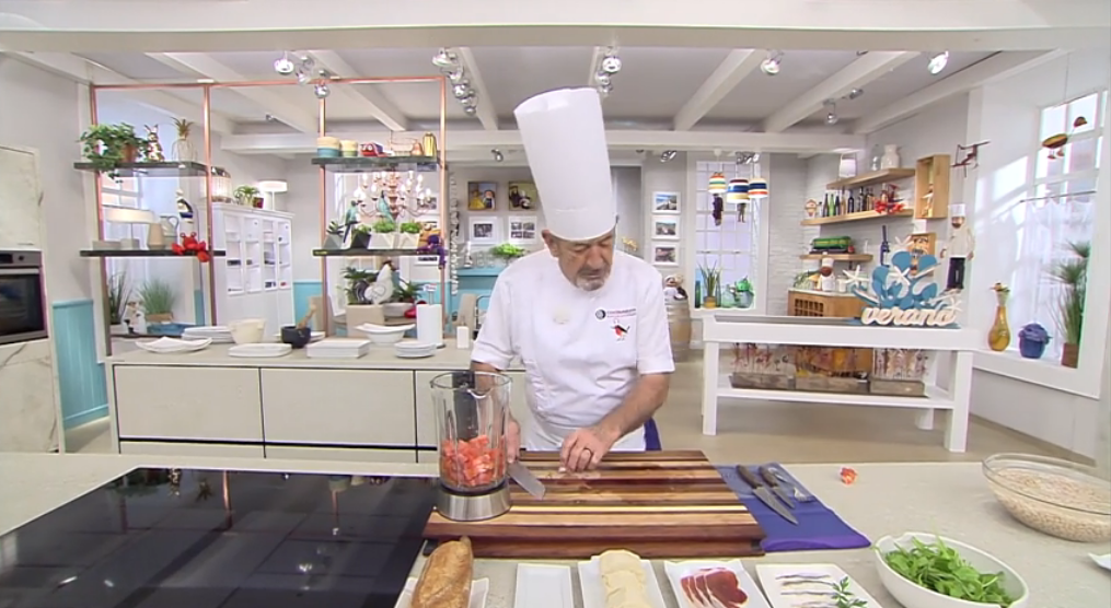 El salmorejo de 3 minutos que hace Arguiñano en un pis pas