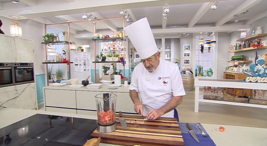 El salmorejo de 3 minutos que hace Arguiñano en un pis pas