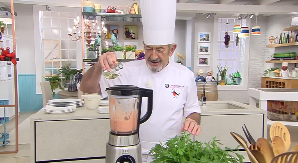 El salmorejo de 3 minutos que hace Arguiñano en un pis pas