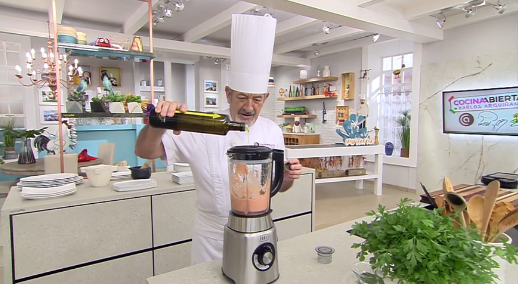 El salmorejo de 3 minutos que hace Arguiñano en un pis pas