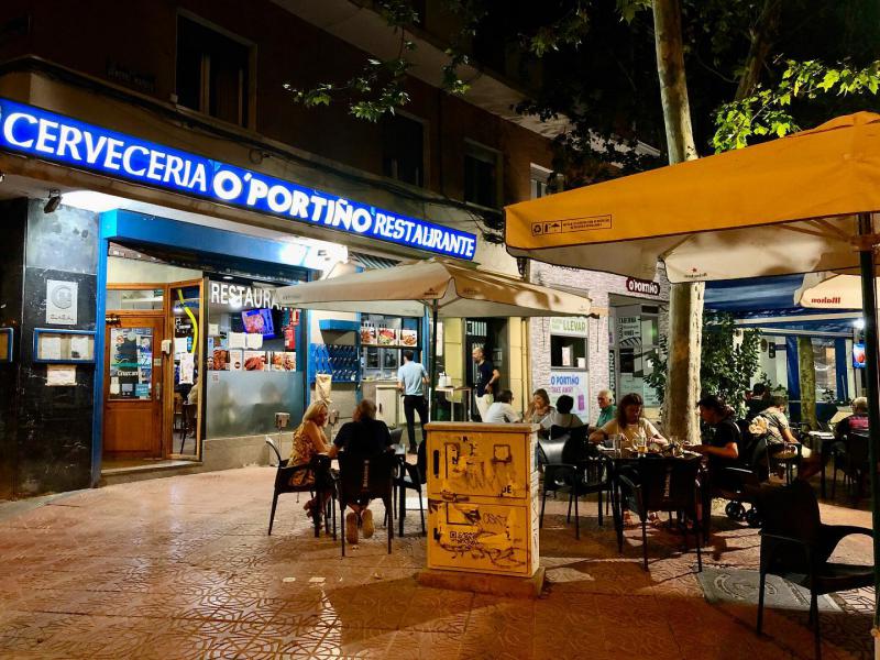Marisquería O´Portiño en la Plaza del General