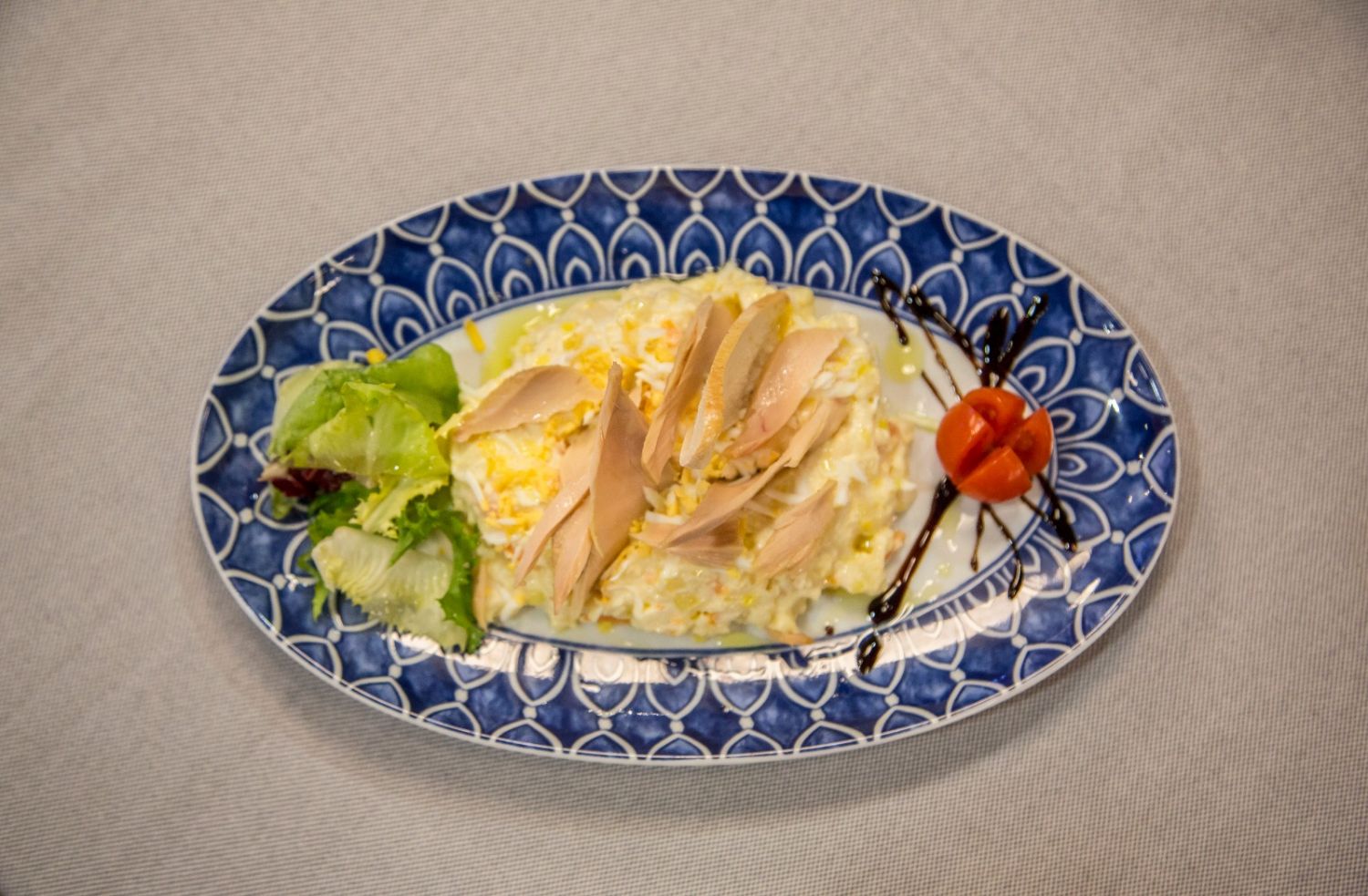 Pez Fuego. Ensaladilla tradicional de bonito del norte