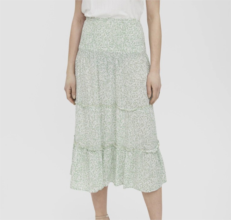 falda larga volante vero moda el corte ingles