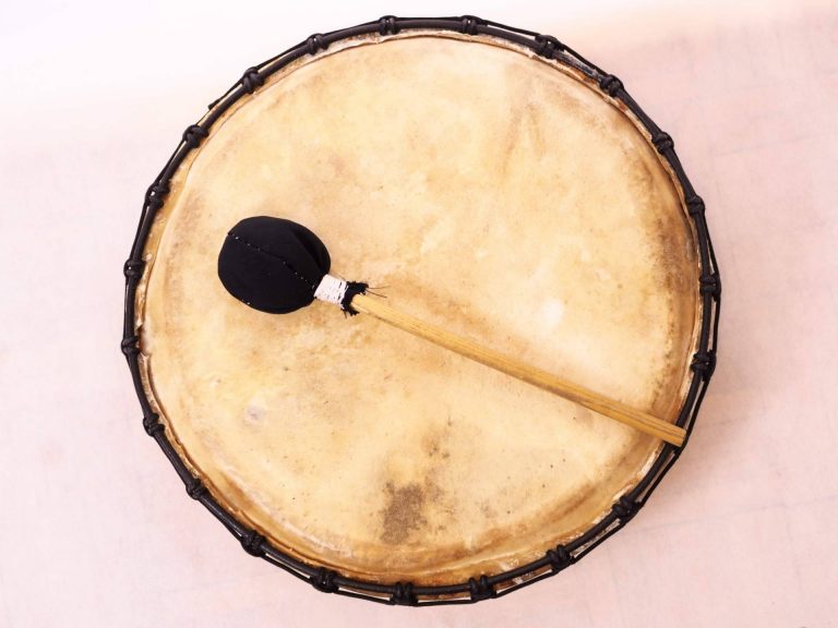 Tambores chamánicos para meditación en la tienda Percuforum