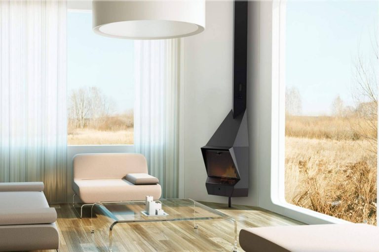 Chimeneas de diseño para calentar en invierno y decorar en verano