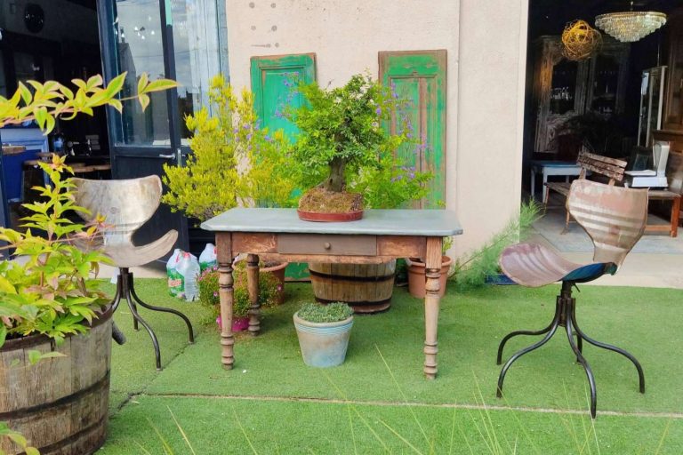 Los muebles franceses restaurados de manos de Susanna y la iluminación Art-Decó de la tienda Chaplin