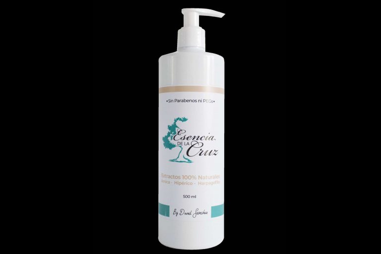 La crema Esencia de la Cruz, certificada con el sello BIO y el código Nacional