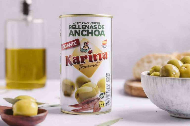 Karina, la marca de aceitunas rellenas de anchoa de Murcia