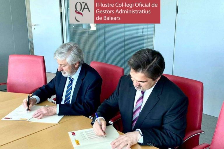 El Colegio Oficial de Gestores Administrativos de Baleares suscribe un convenio que habilita una plena gestión catastral