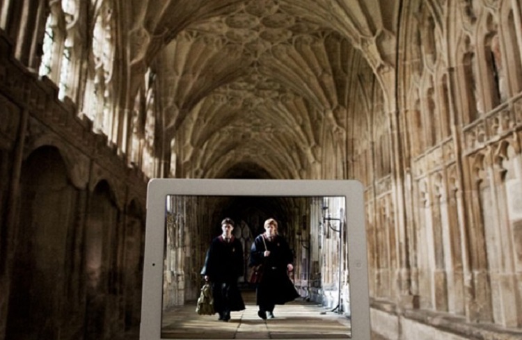 Fotos de tus películas favoritas superpuestas en el mismo escenario del mundo real