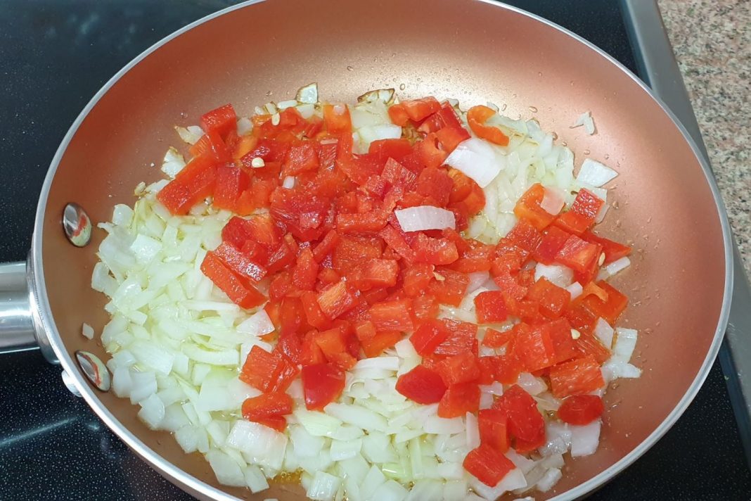 arroz con sardinas