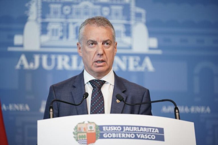 Urkullu asegura que Euskadi cumplirá las medidas de ahorro energéticas