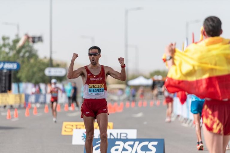 Miguel Ángel López, campeón de Europa de 35 kilómetros marcha